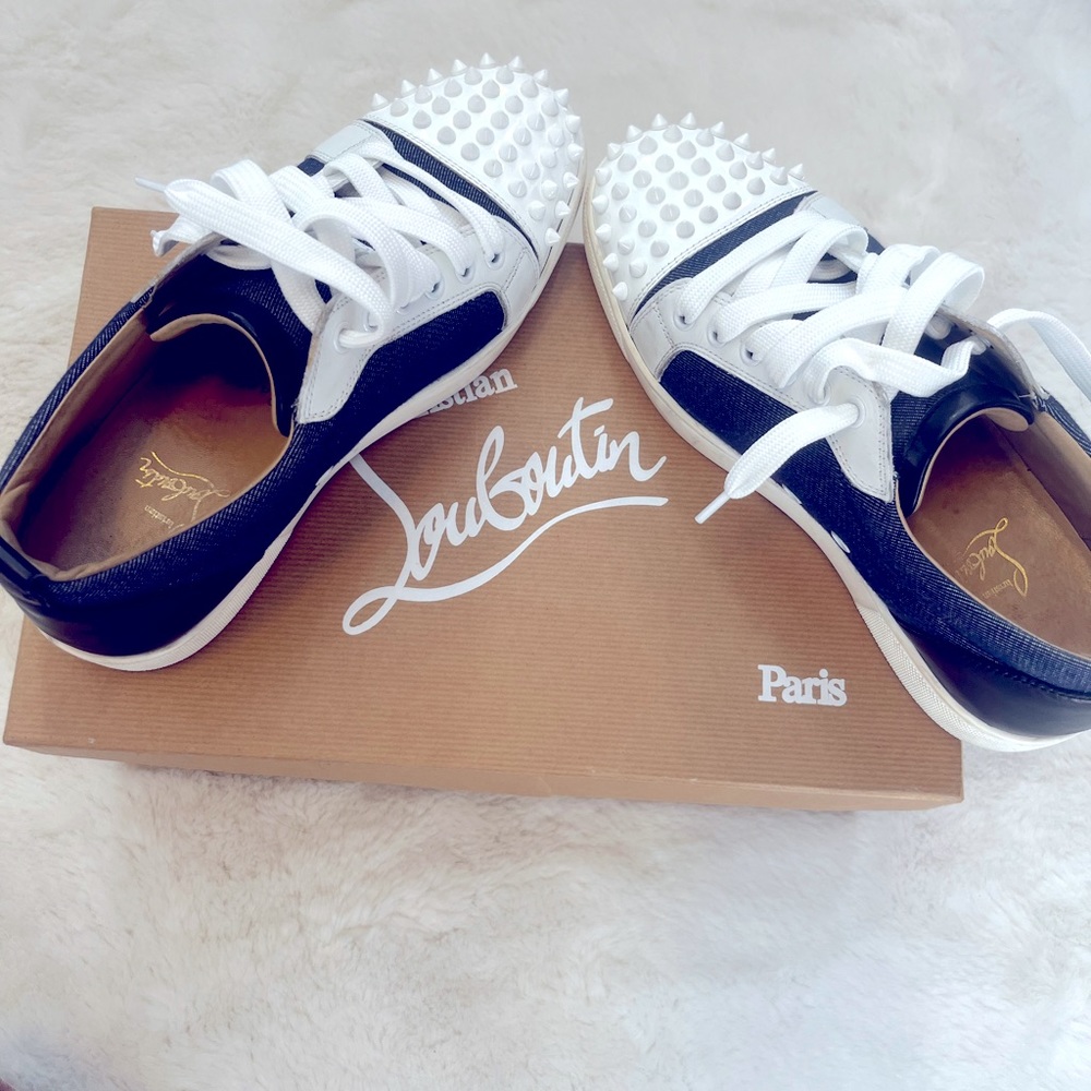 Louis Junior Spikes Flat Blue Denim